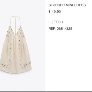 ZARA STUDDED DRESS